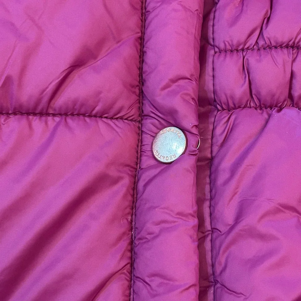 Regatta Puffer‎ Jacket Kids 15/16 Magenta Purple Good Quilted Zip Coat